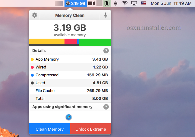 memory cleaner mac vulnerable